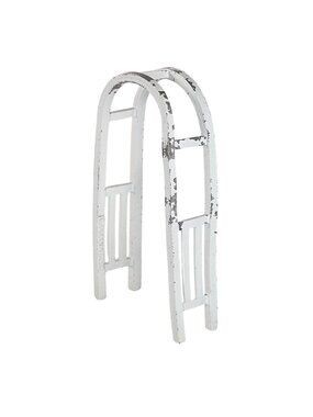Forma Vitrum White Arch Entry Pewter Miniature Vitreville Collection By Bill Job